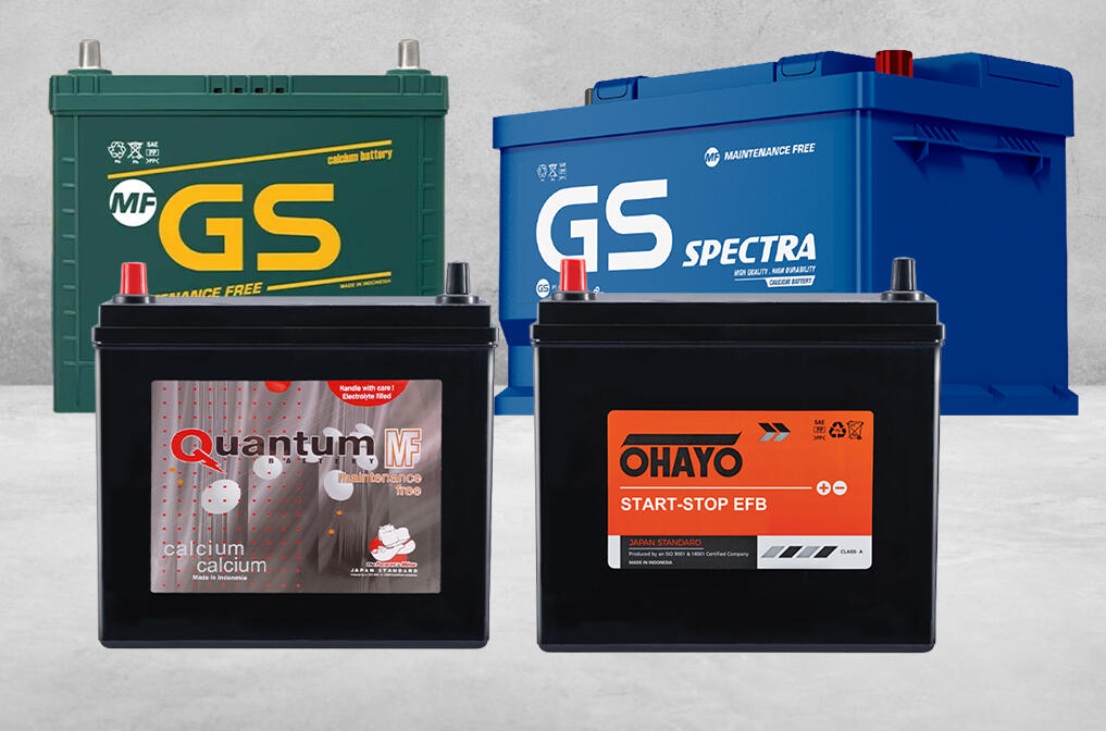 CARADA offer various Automotive Battery Type and Technology for your Car with brands like OHAYO, QUANTUM and GS. Include Technology like Maintenance Free, Enhanced Flooded Battery EFB and AGM. This will cover all Automotive Vehicles on the road such as SLI