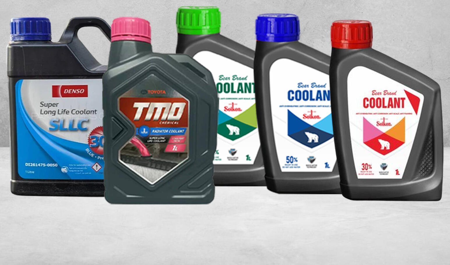 SEIKEN Long Life Coolant is available in Ready to use, in Red, Green and Blue Color.